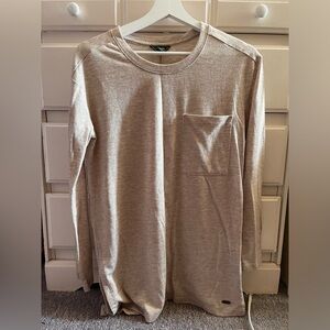 Roots Size XS Beige Long Sleeve